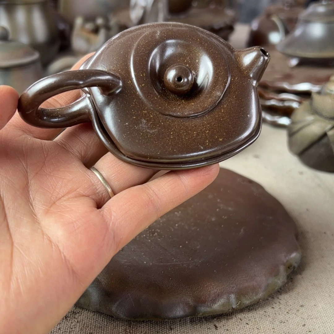 贵台龙窑柴烧茶壶A71