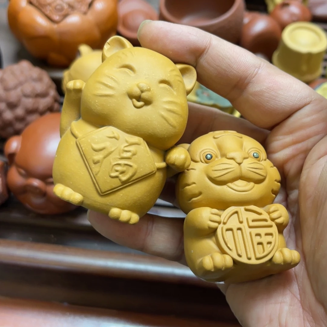 紫砂茶宠紫砂瑕疵