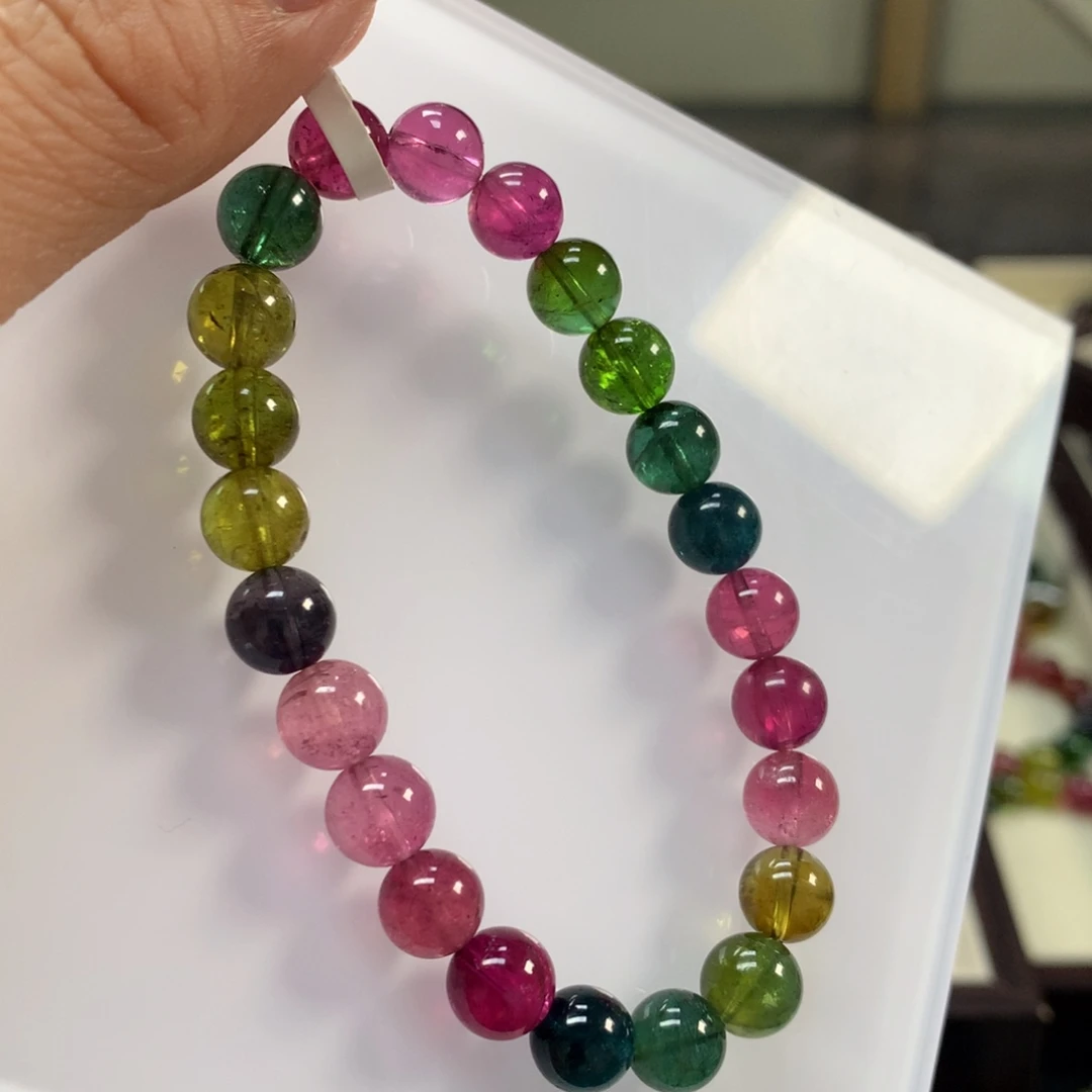 碧玺手链未镶嵌8.2左右