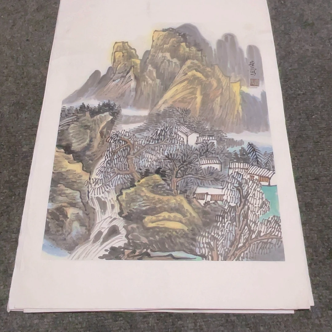国画1.4平尺纯手绘国画作品