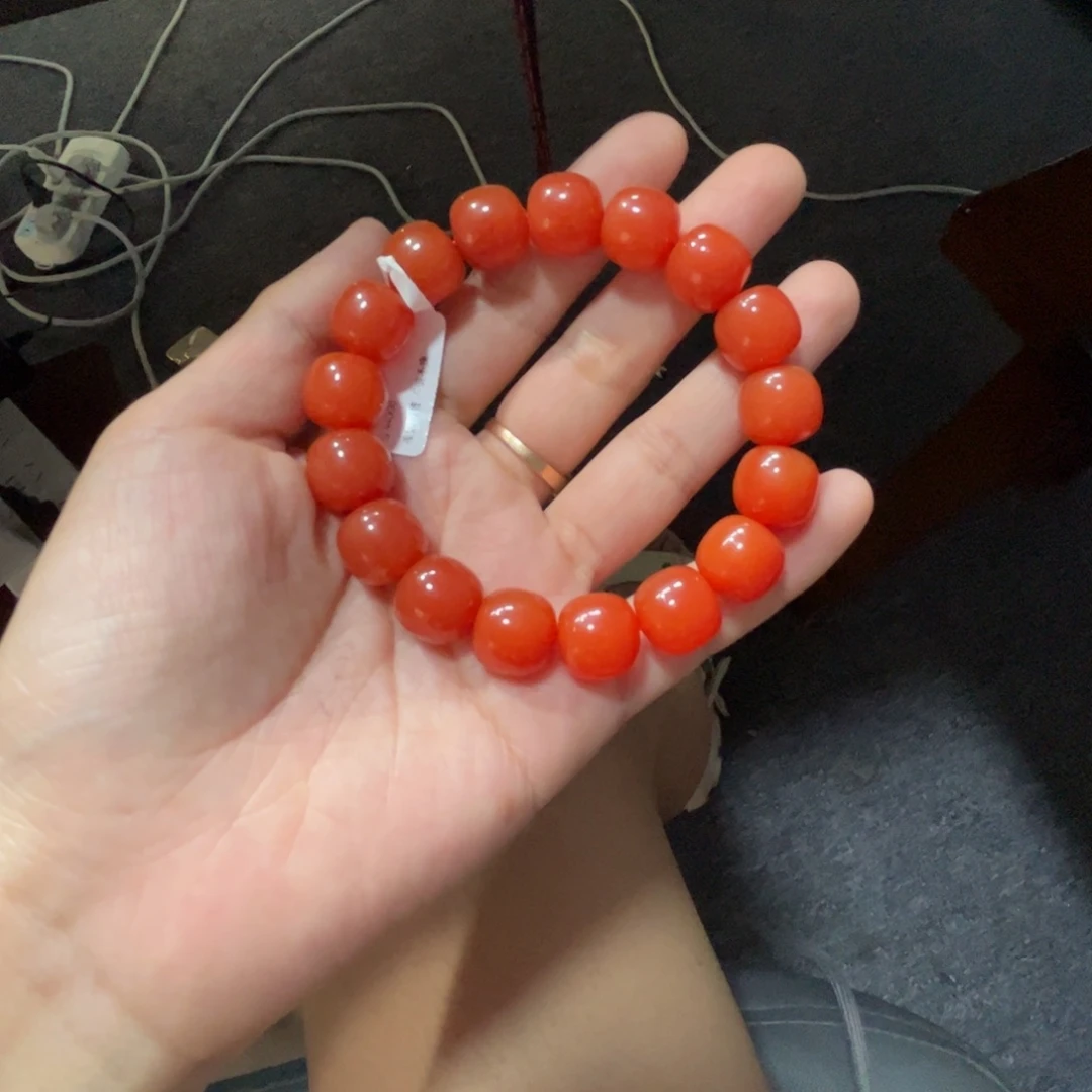 醍***顶南红玛瑙未镶嵌颈饰