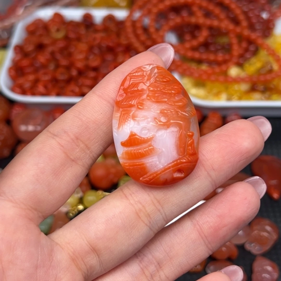 a***8南红玛瑙未镶嵌吊坠(不含链)