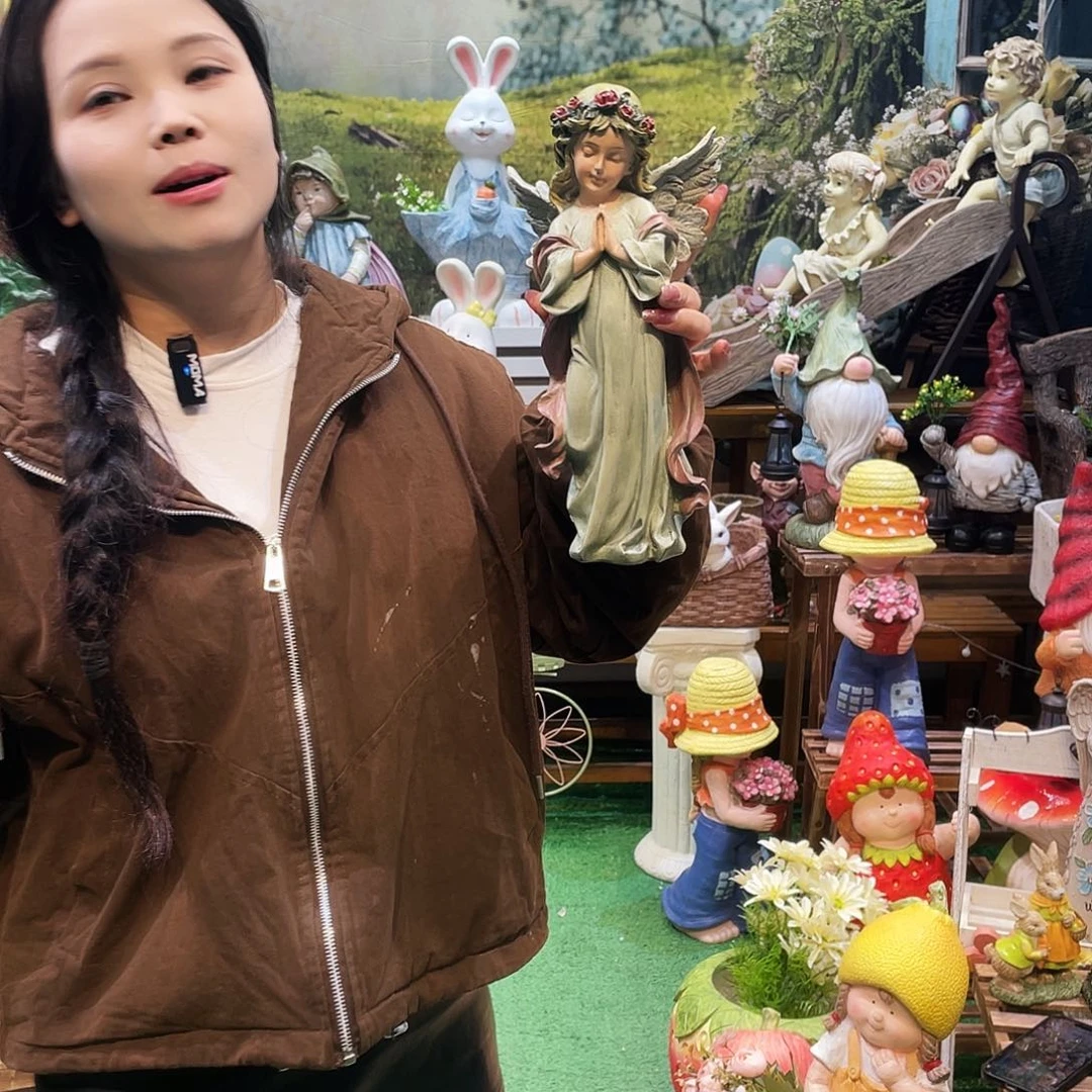 摆件花园摆件红红火火