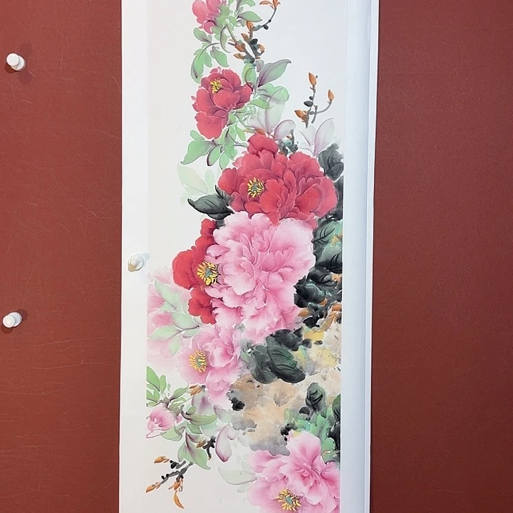 国画听兰老师花鸟