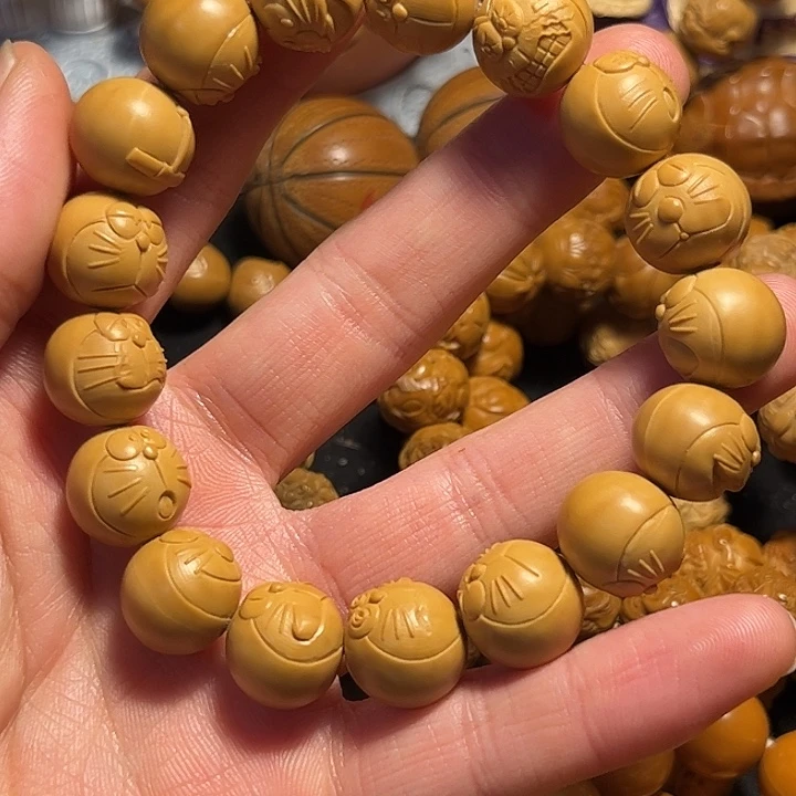 橄榄核手串/手链猴头哆啦A梦