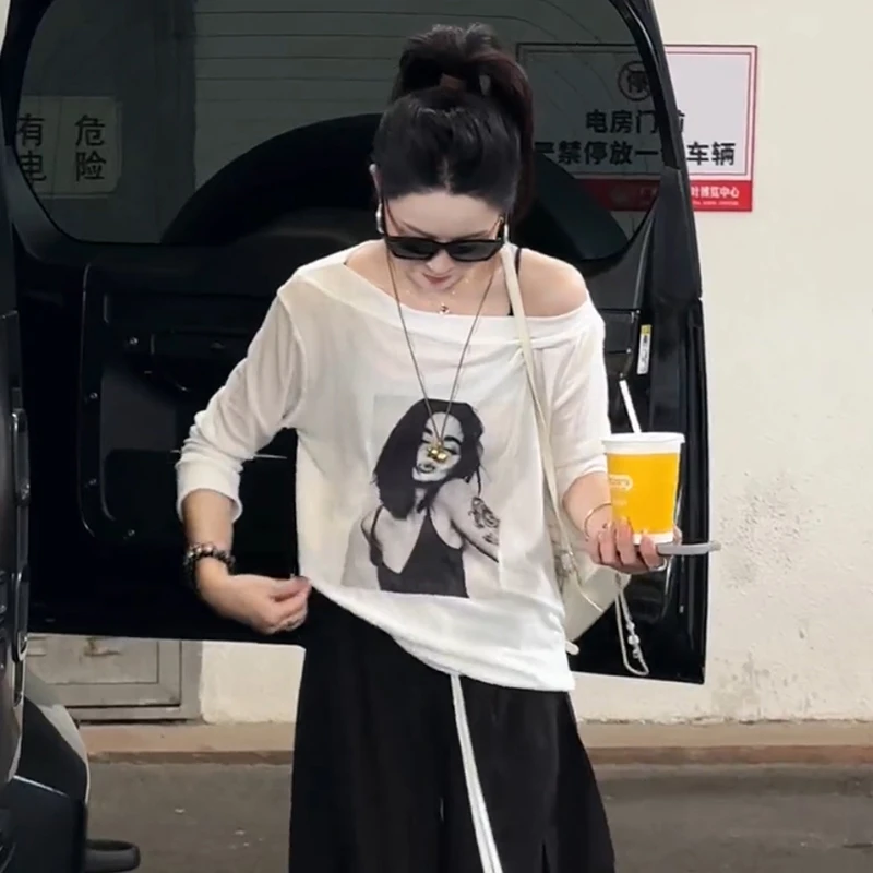 巨好看chic减龄百搭长袖T恤女夏季2025新款小个子通勤防晒ins上衣