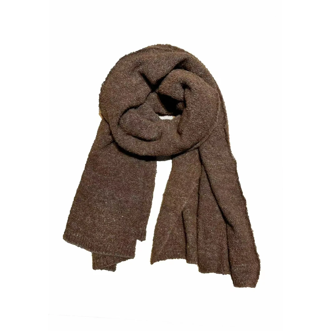 左岸迷香 Z25FW7211 布衣分享羊驼毛【针织围巾】原创秋冬复古围脖