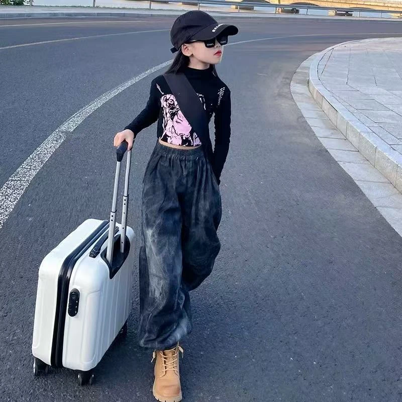 501129《现》韩版优选男童女童休闲舒适洋气时尚日常春款休闲裤