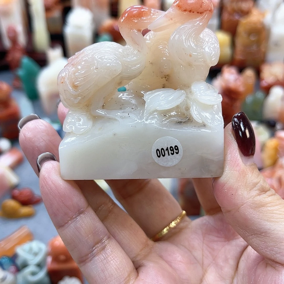 寿山石印石小*豆199包邮包刻