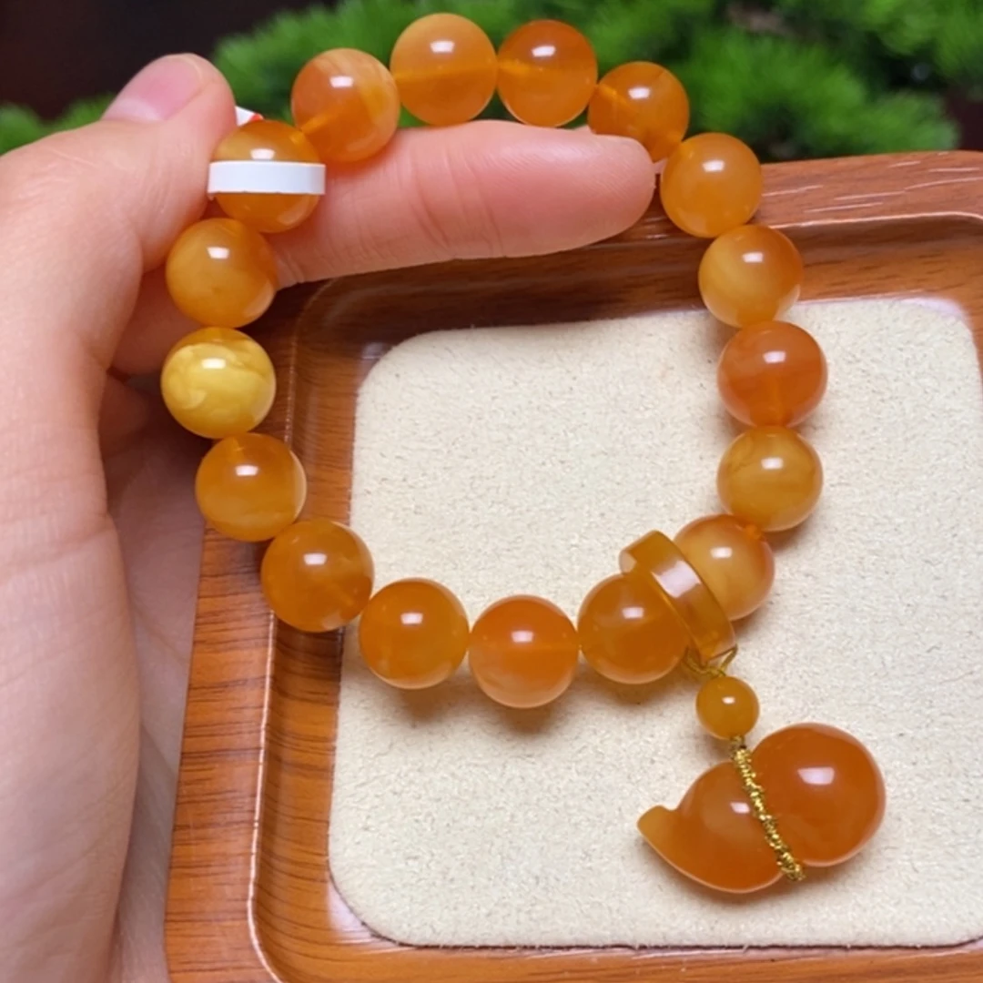 【闪购商品】未镶嵌蜜蜡手链手串