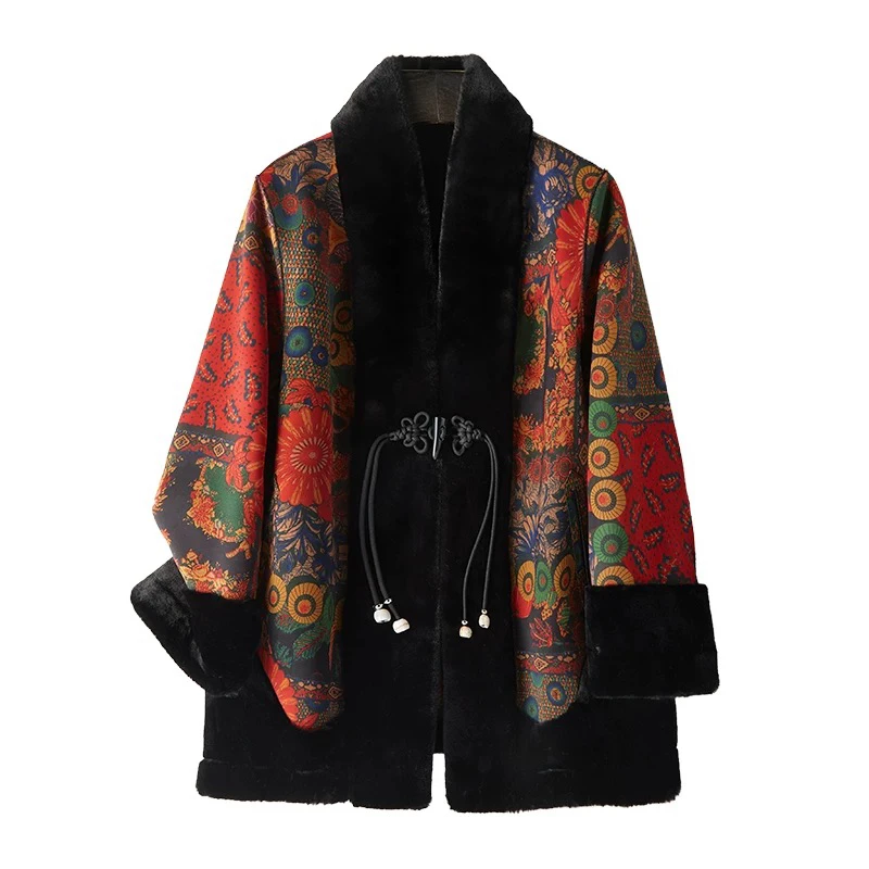 （开门见喜）2025高定双面双穿中老年外套