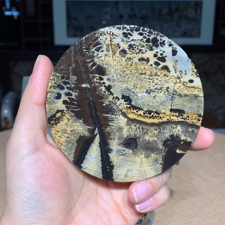 广西国画石摆件，观赏收藏