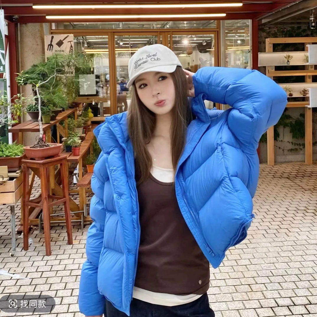 【一手长白鸭绒】工厂自用  泡芙感15D柔软面料韩系连帽