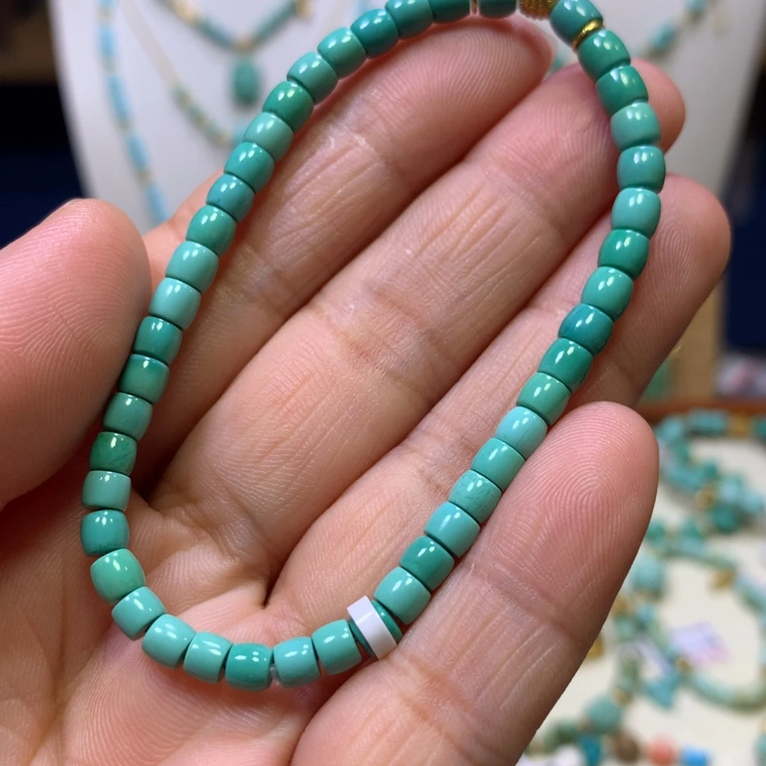 绿松石18K金镶嵌单圈