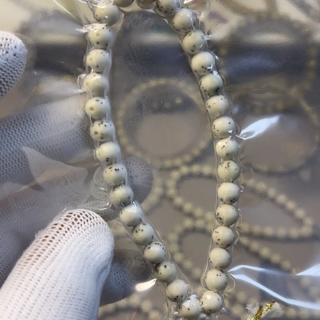 手串星月菩提7m正月留白圆珠