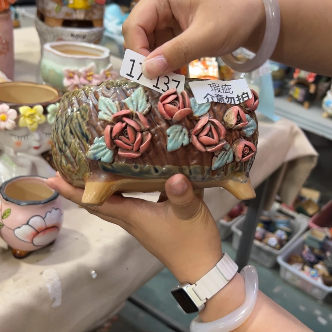 满20米秒退拉黑花盆17137瑕疵
