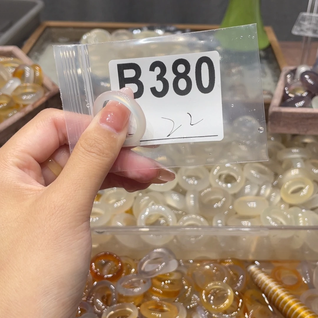 玛瑙/玉髓未镶嵌戒指380