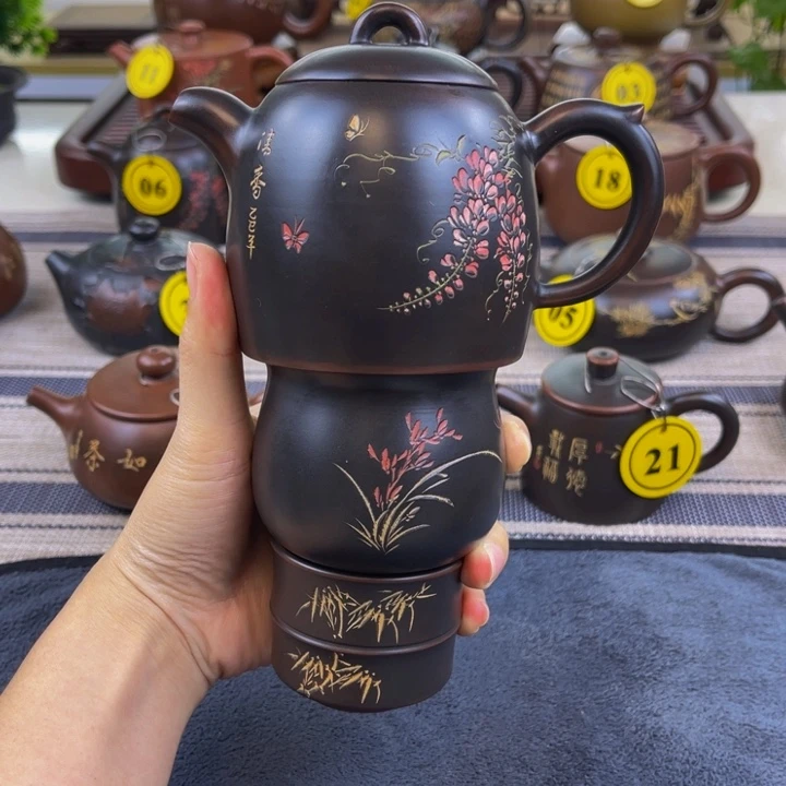 丹***克坭兴陶原矿坭料制作