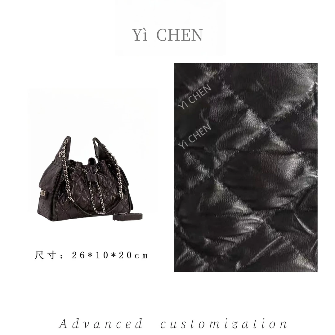 【Yì CHEN】ZT-D8033-泡芙咖简约时尚女士新款轻奢单肩斜跨包