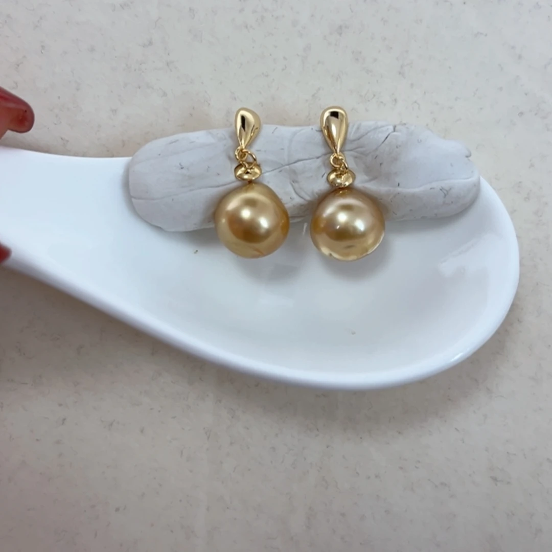 【闪购商品】银S925镶嵌耳饰海水珍珠