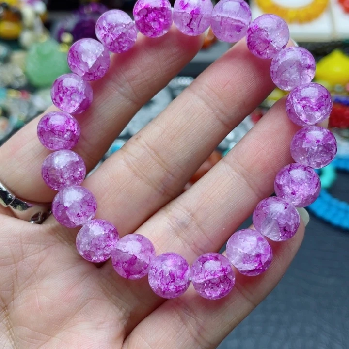 树脂制品61号紫色手串