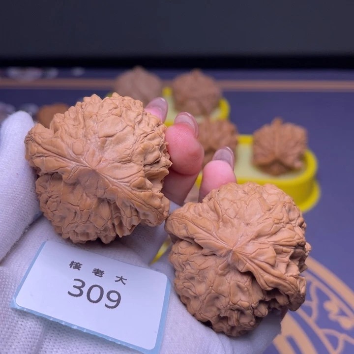 文玩核桃把件龙鼎50.309