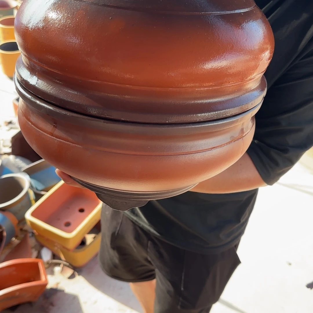 紫砂花盆口径25.11口径