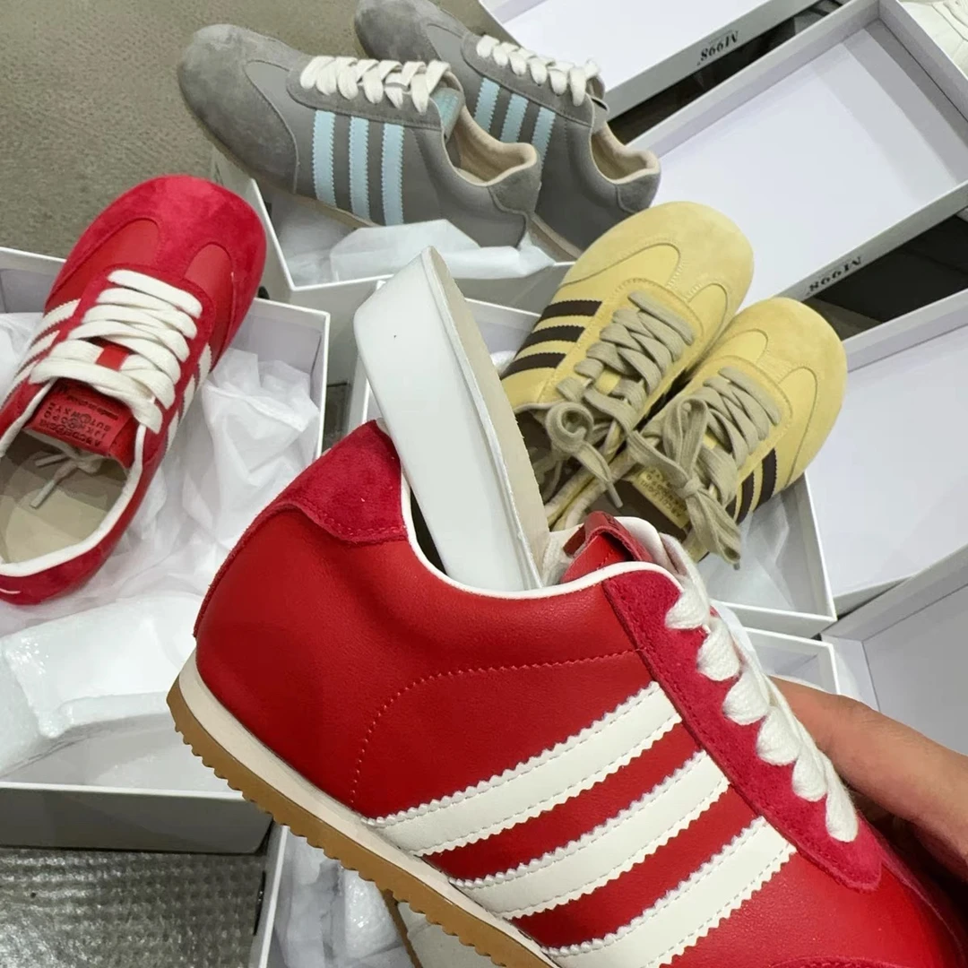 轩轩家【丑萌德训鞋】 软底软面英伦风韩版气质软皮学院风休闲鞋