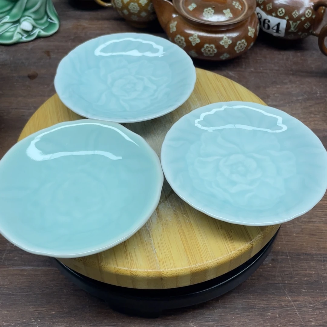 微瑕特价青瓷青瓷3个