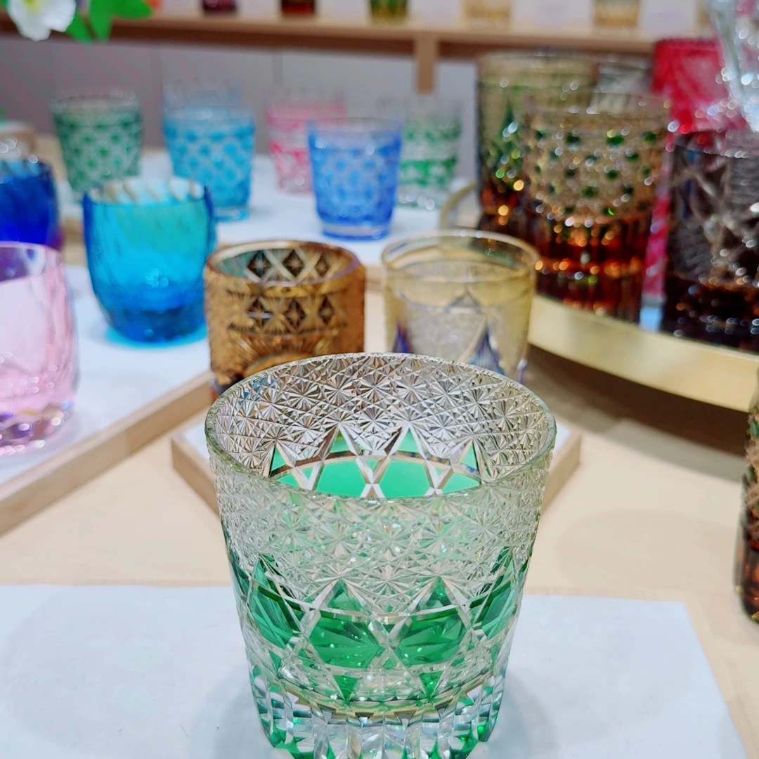 水晶玻璃手柄款绿莹石