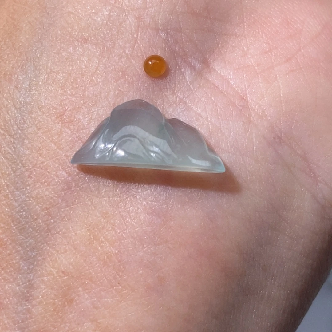 定制翡翠未镶嵌翡翠7.4×15.8×3.9