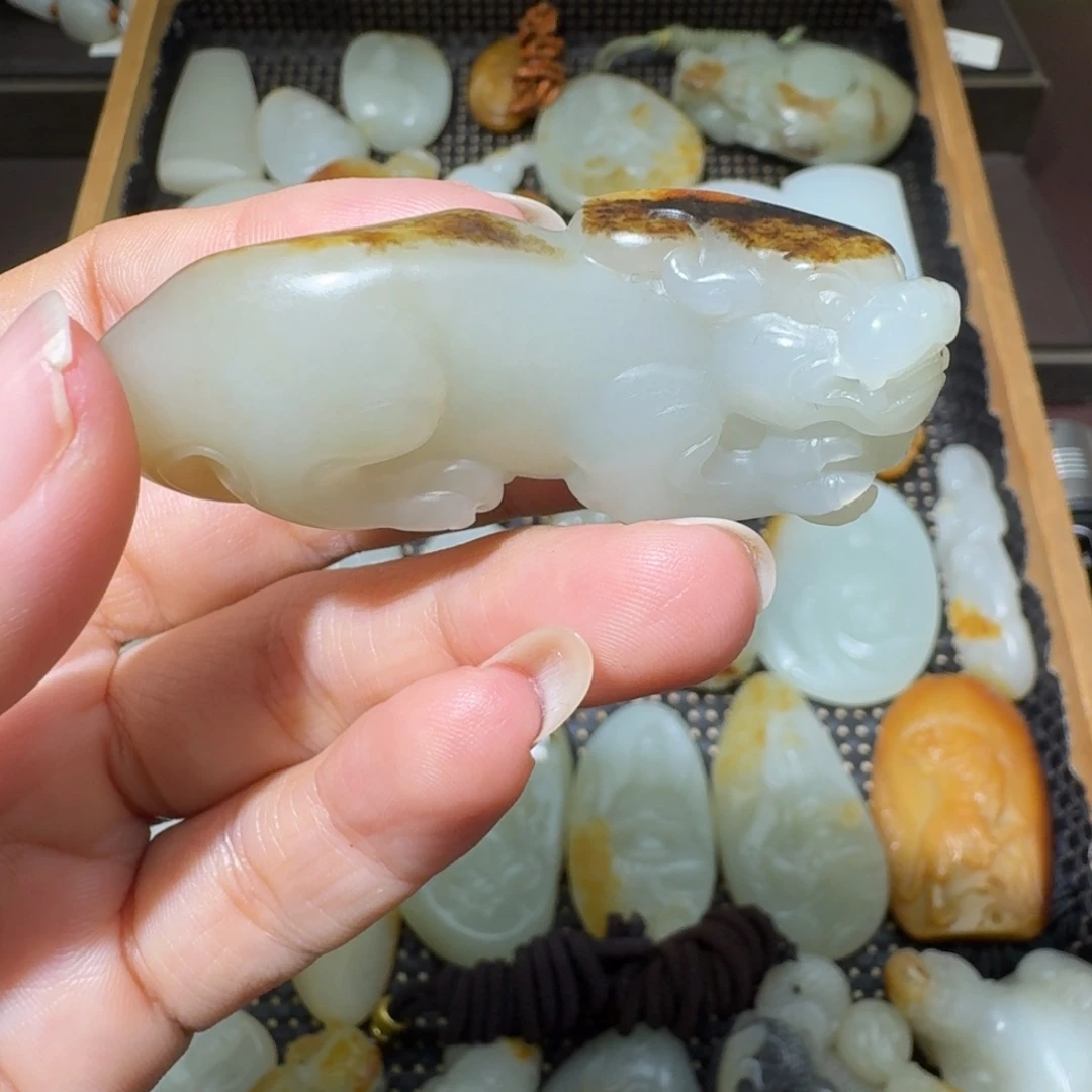 和田玉未镶嵌吊坠(不含链)