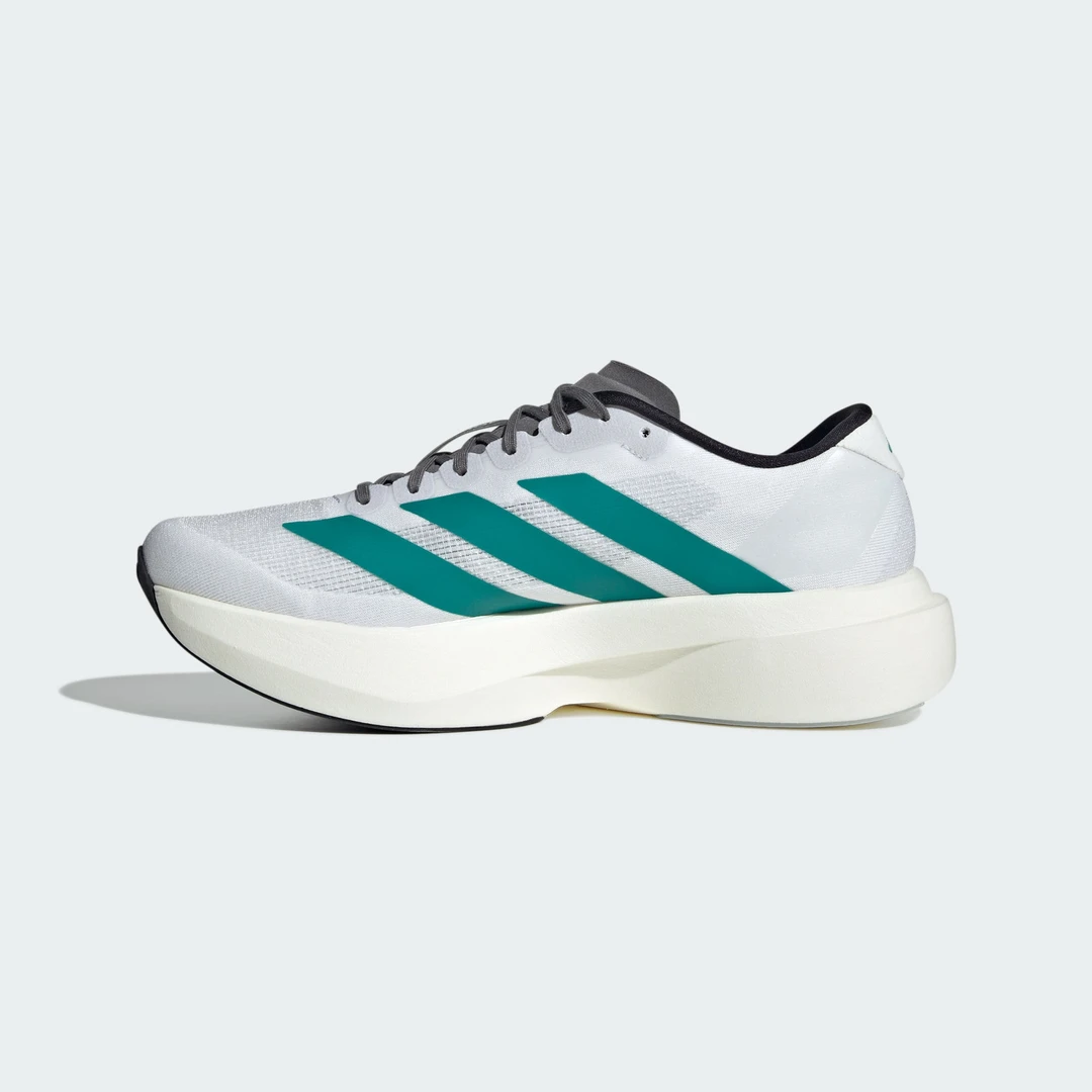 Adidas adizero Evo SL M 防滑耐磨 低帮跑步鞋 男款 灰绿 JS4487