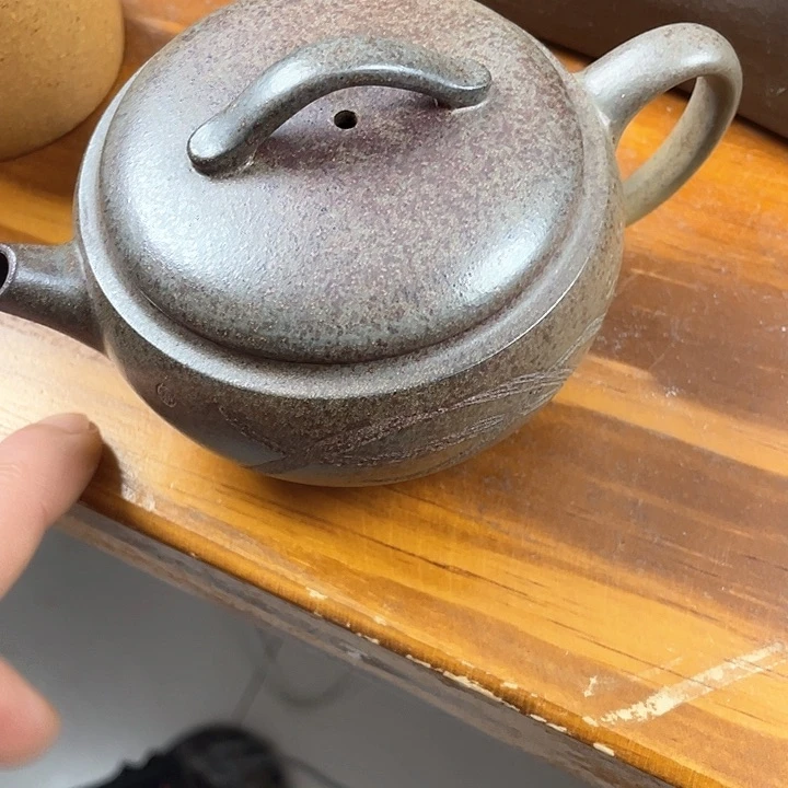紫砂茶壶处理一把