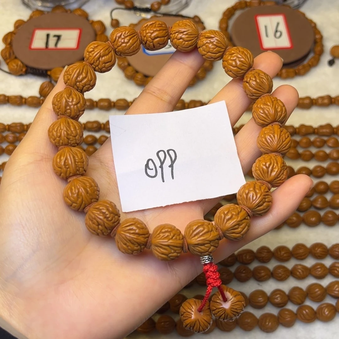 手串桃核龙纹桃核手持肚卡15荔枝纹