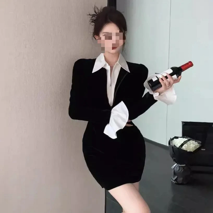 韩版裙女2025春季新款显瘦裙子1573