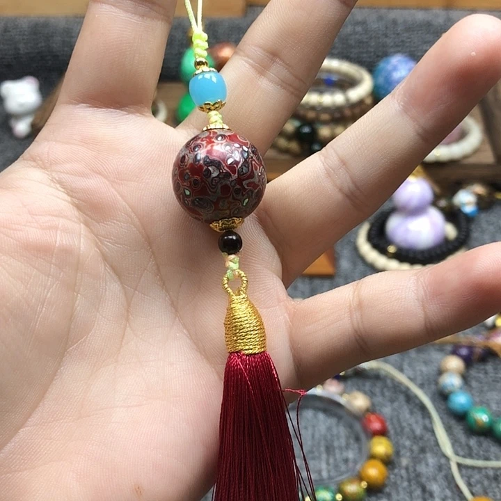 大漆手机挂件吊坠