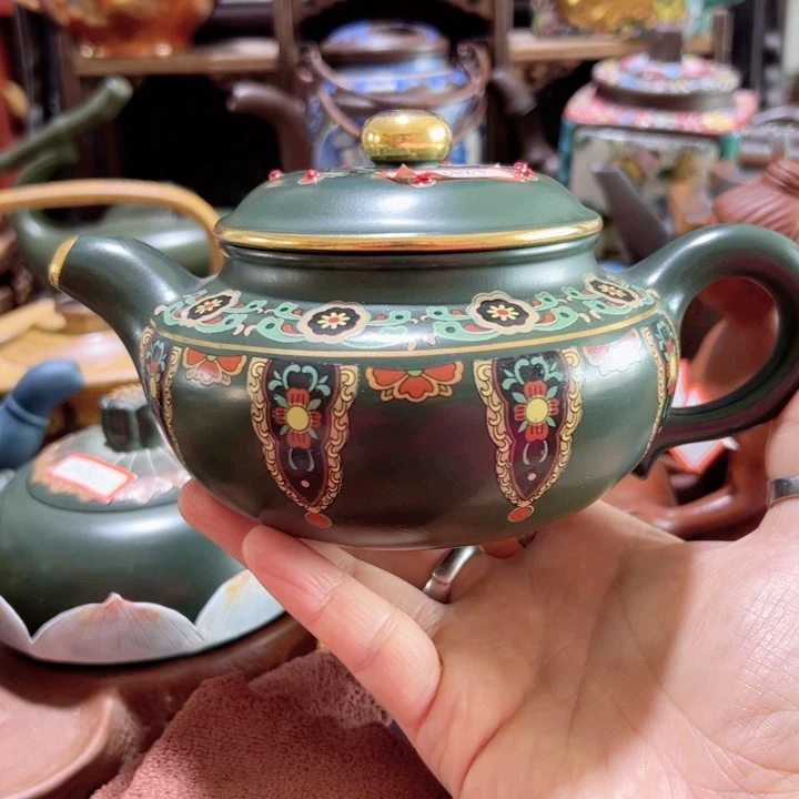 茶壶紫砂紫砂壶收藏起来了！