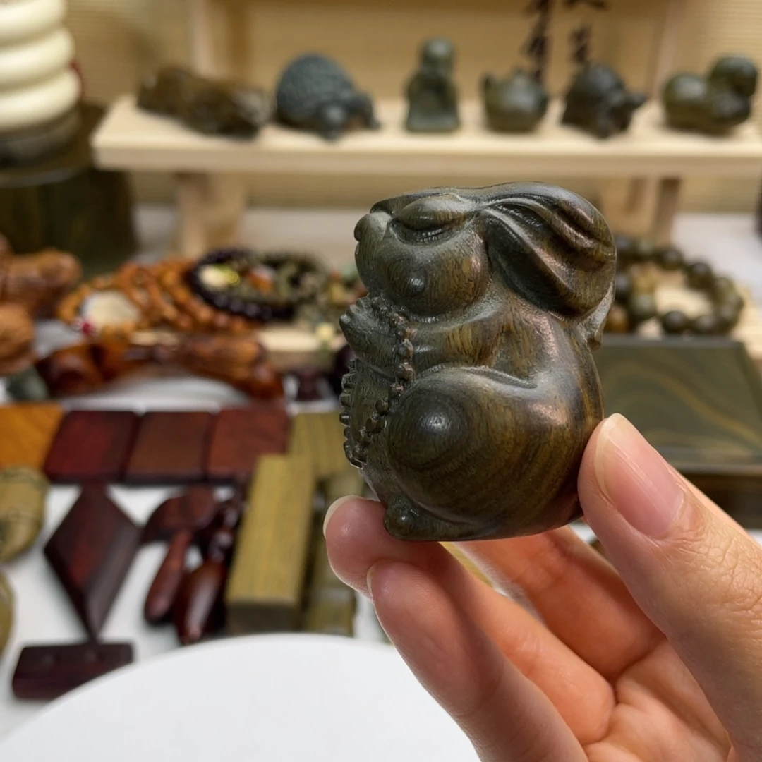 徐***工木绿檀木料工艺品