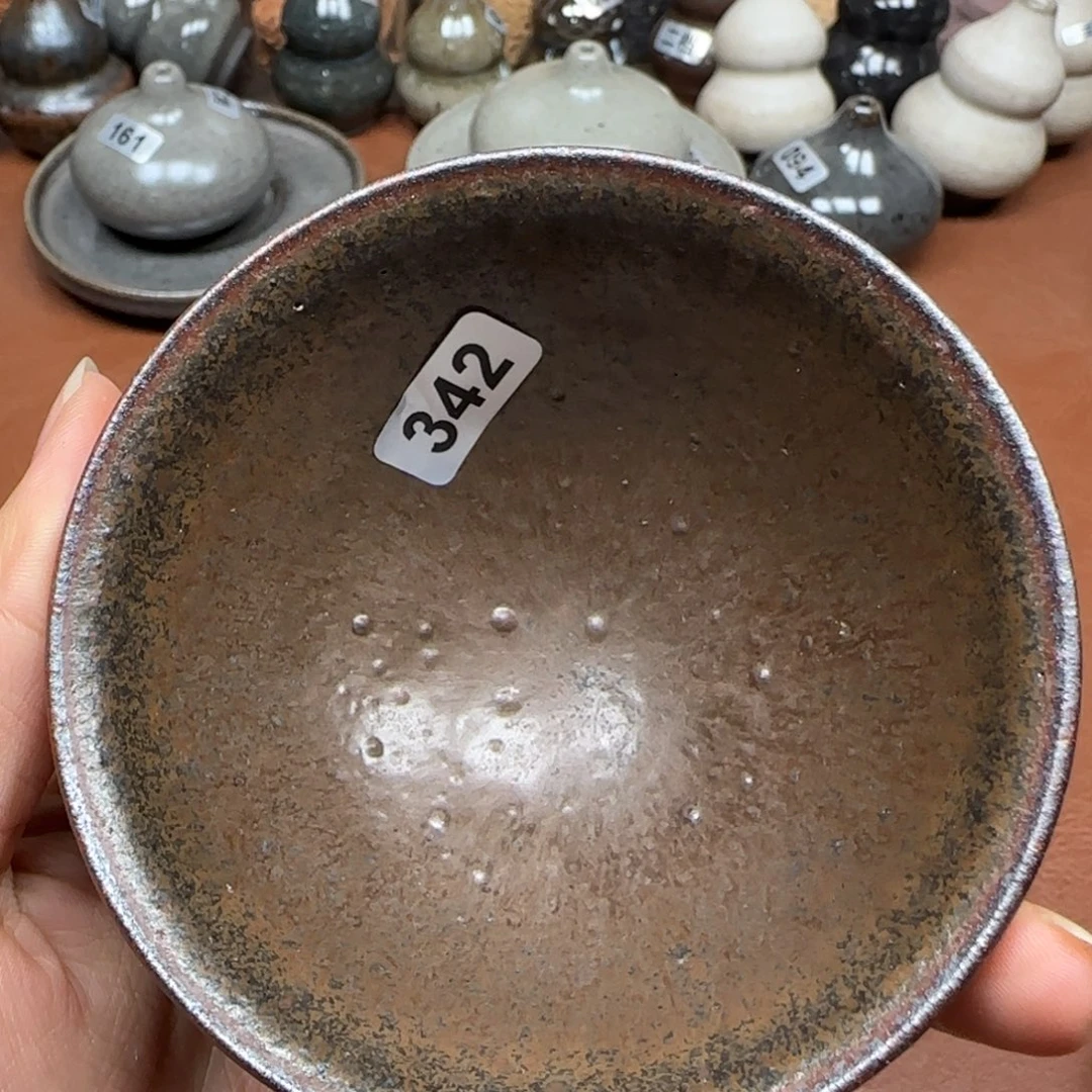 茶盏龙窑柴烧原矿原釉（微瑕）342