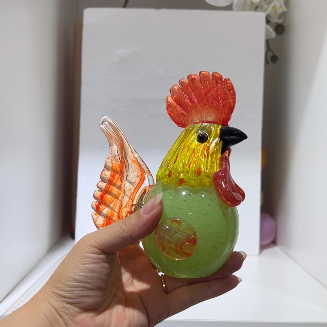 琉璃纯手工制作工艺品高15
