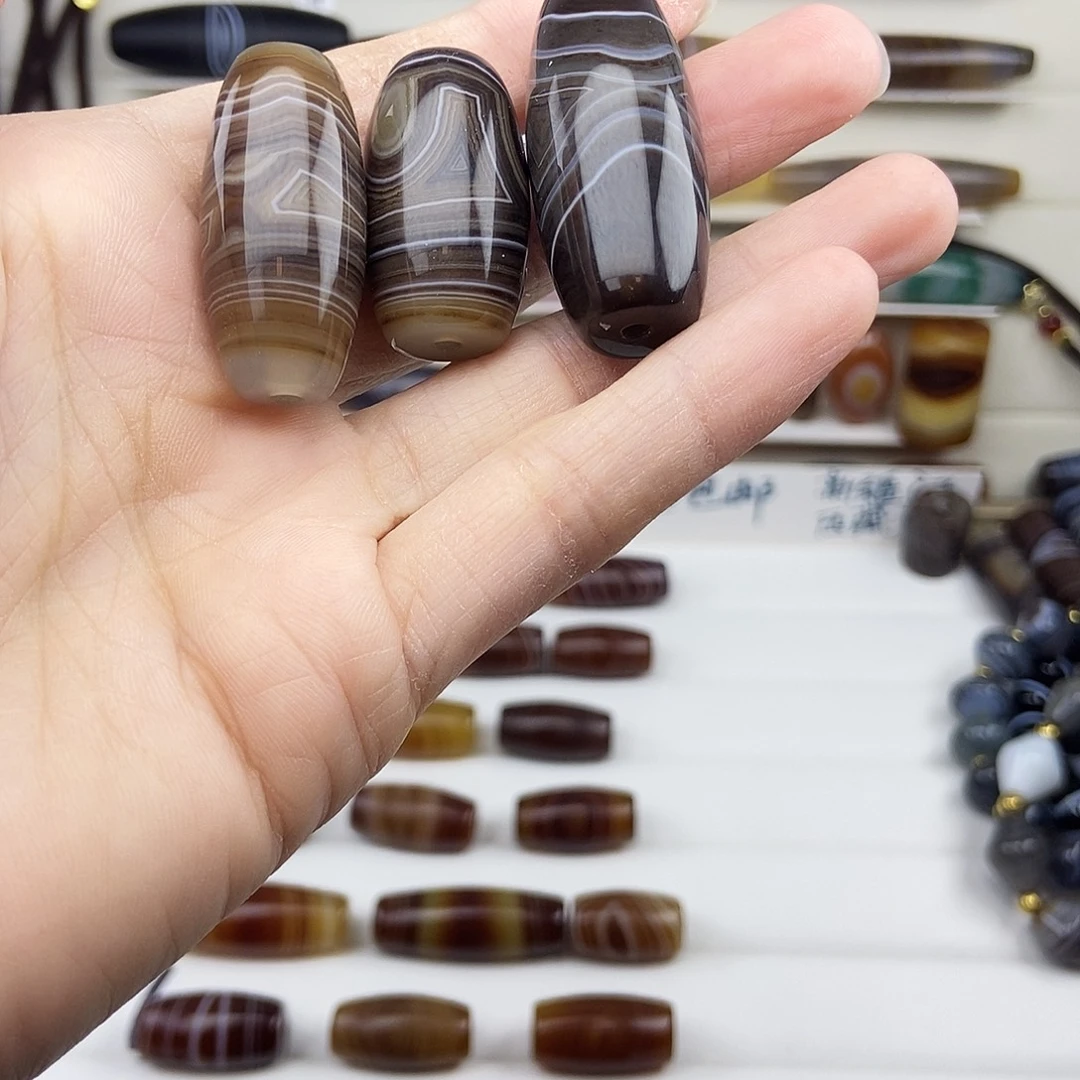 茶***外玛瑙/玉髓未镶嵌颈饰