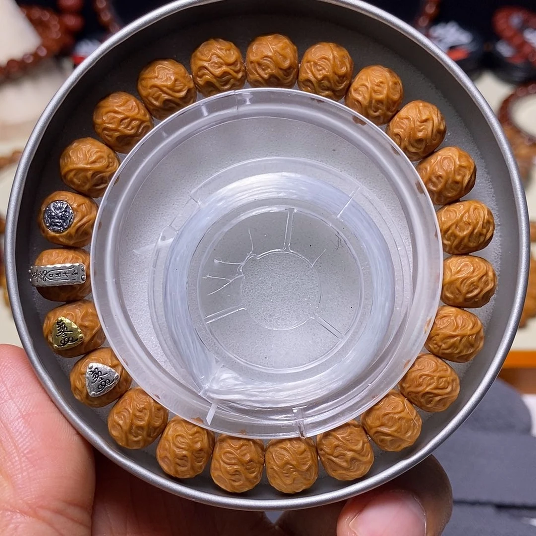 猴头核桃手串四标玄虎尺寸11全品精工毕业