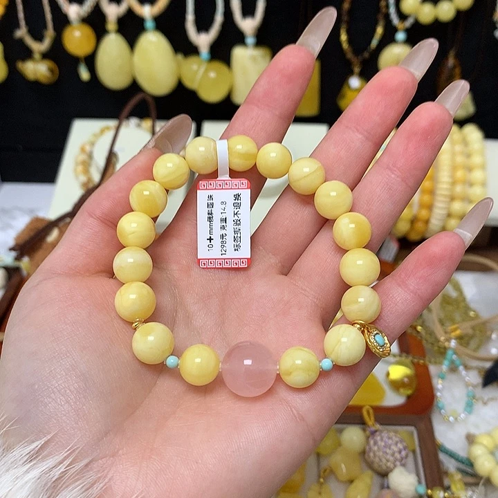 手链蜜蜡未镶嵌蜜蜡手串