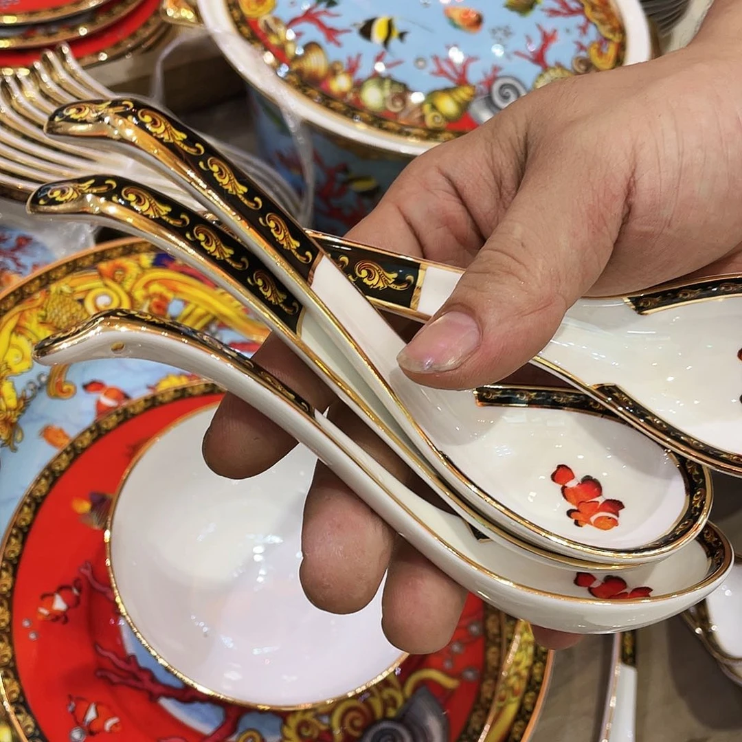 瓷片陶瓷餐具套装聚拢正品包邮新款