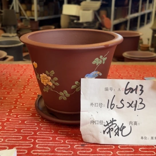 紫砂花盆紫紫砂盆