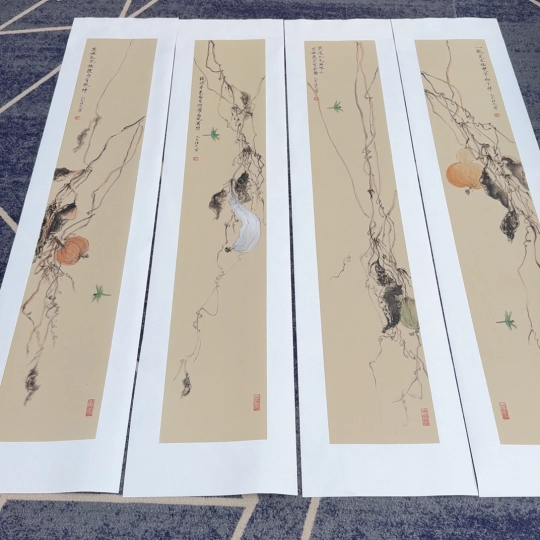 国画国画作品山水花鸟纯手绘