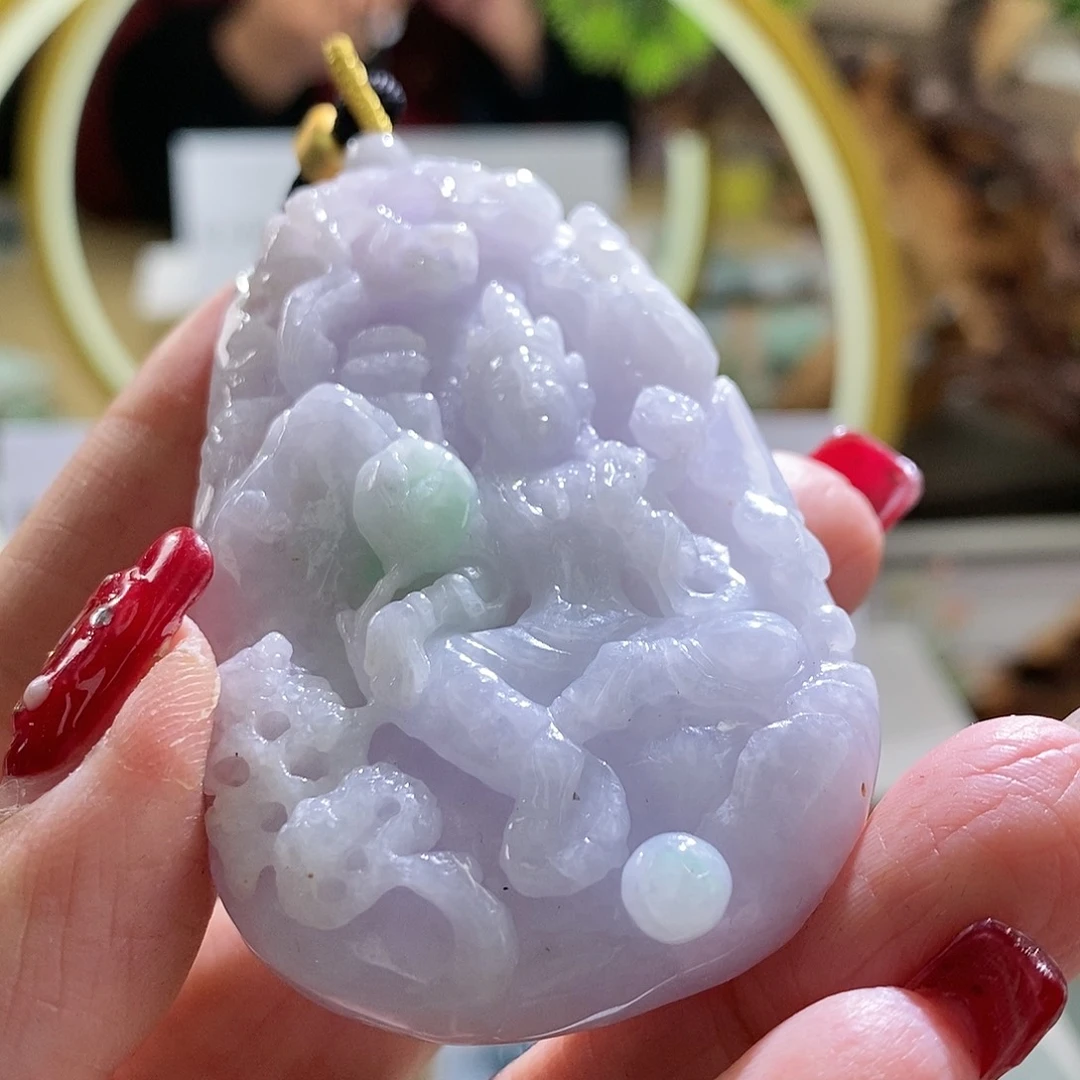 【闪购商品】翡翠颈饰未镶嵌观音