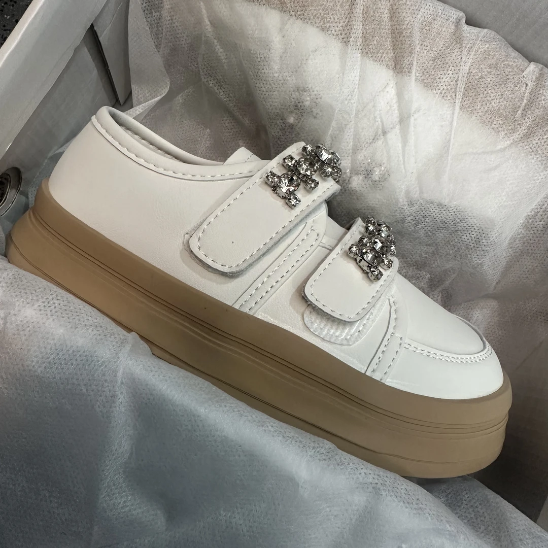 2023新款春季单鞋小白鞋女童单鞋中大童软底板鞋 (C) 2319