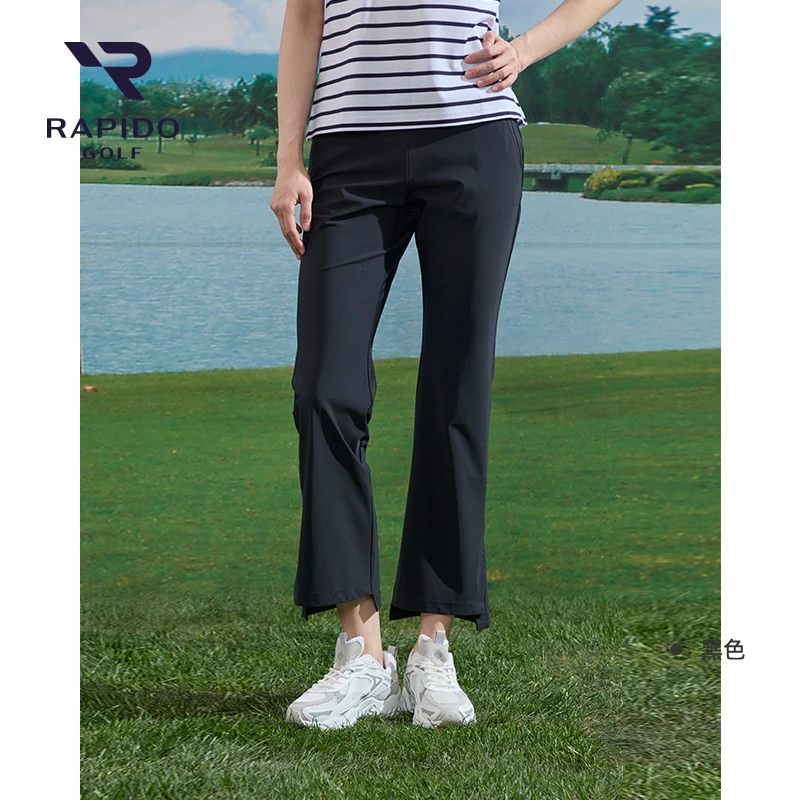 RAPIDO雳霹道2025春夏女士高尔夫GOLF休闲修身微喇长裤VP5378C60